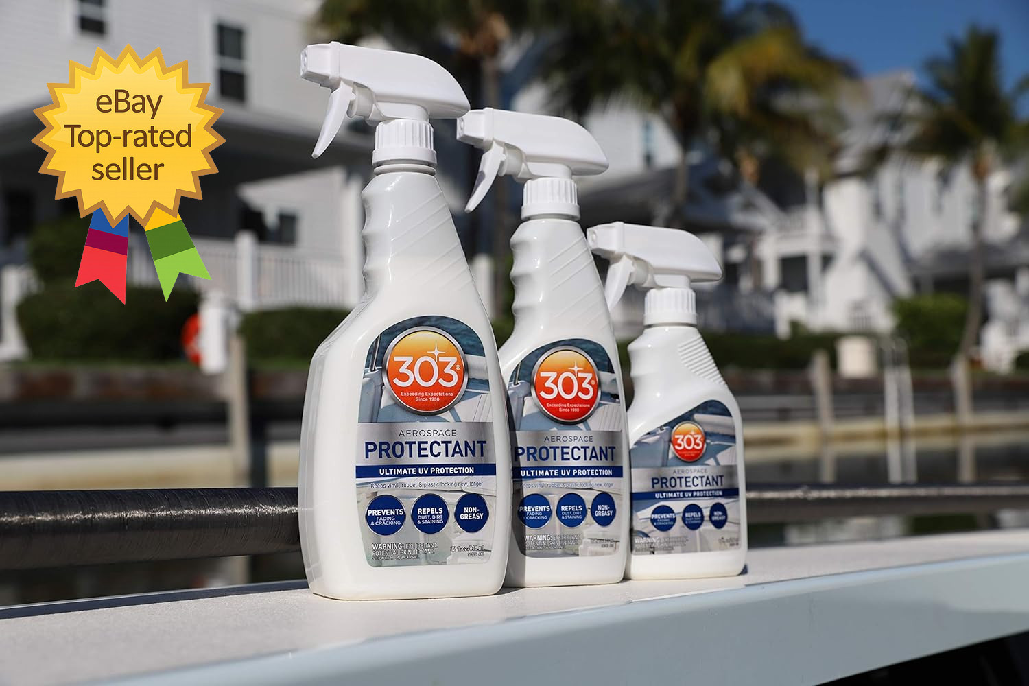 Marine Aerospace Protectant Spray 32oz UV Protection Vinyl Cleaner Matte Finish
