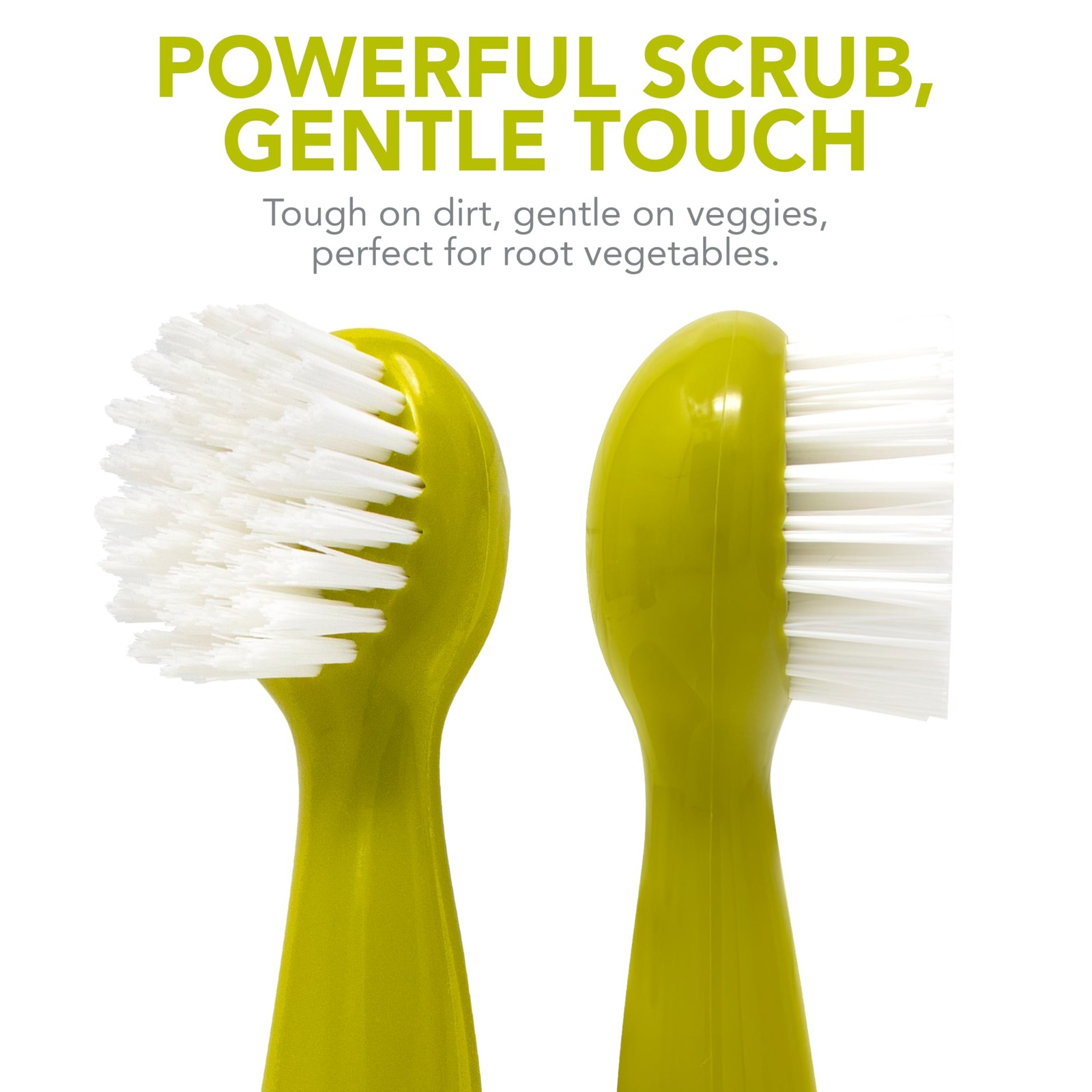 Potato Scrub Brush, Ergonomic Easy Grip Handle, Ideal for Cleaning Vegetables…