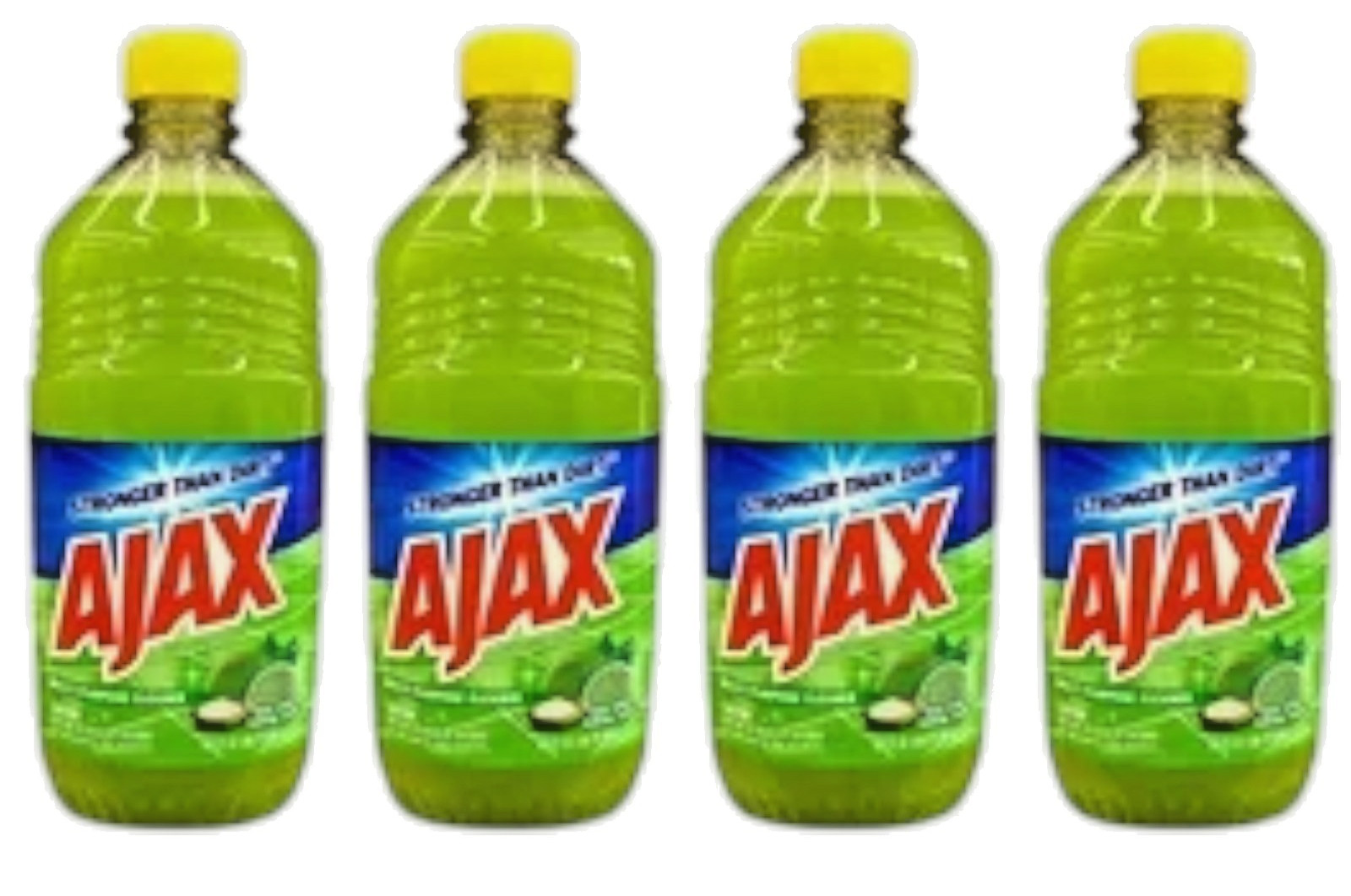 Lot Of 4 Ajax Multi-Purpose Cleaner, Lime With Baking Soda 16.9oz