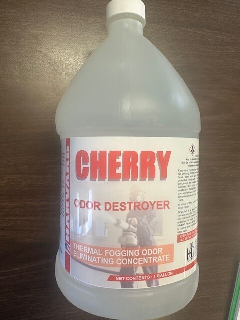 HARVARD CHERRY ODOR DESTROYER THERMAL FOGGING SOLUTION DEODORIZER CONCENTRATE