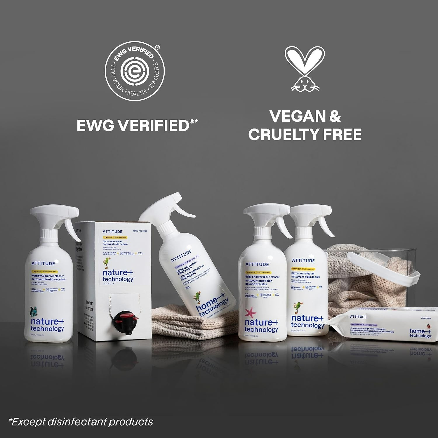 Plant-Based EWG Verified Shower & Tile Cleaner – 27.1 Fl Oz Formulation