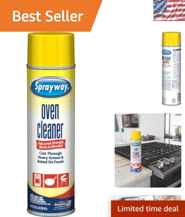 Powerful 20 Oz Heavy-Duty Oven & Grill Cleaner – Effortless Grease Removal