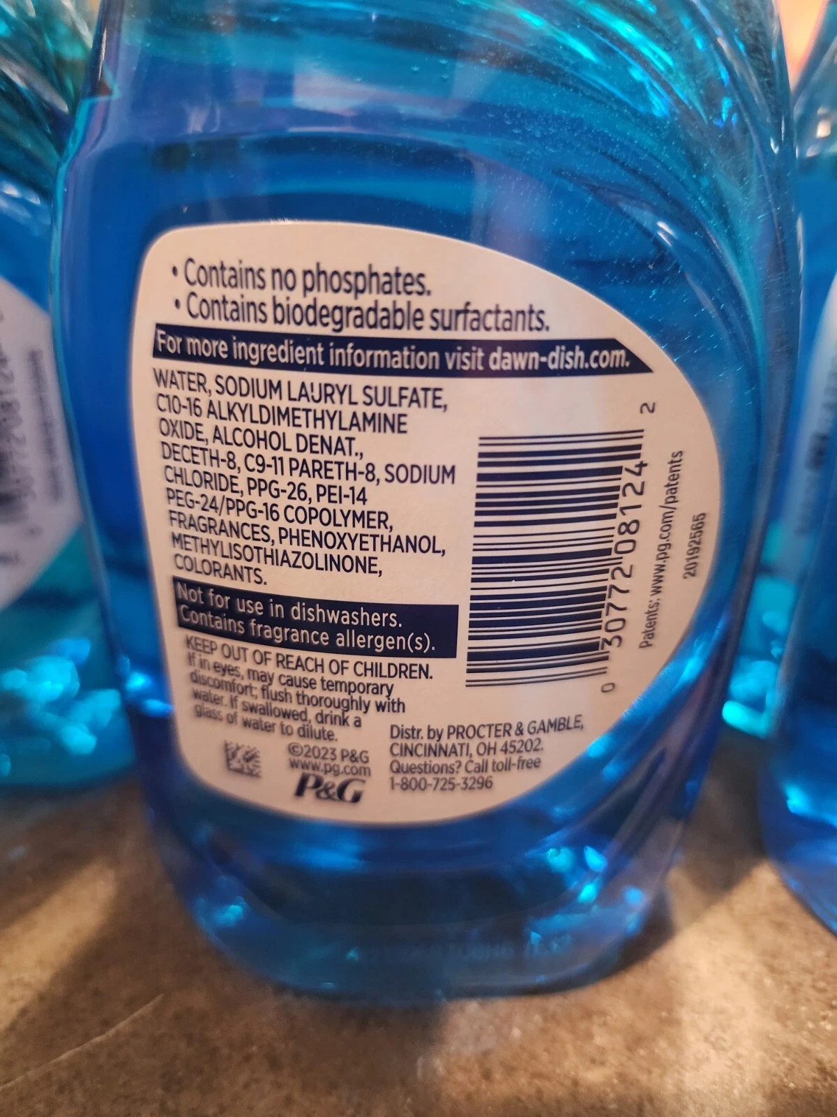 Dawn Original Scent Ultra Dishwashing Liquid Dish Soap 7.5 Oz Lot Of 5