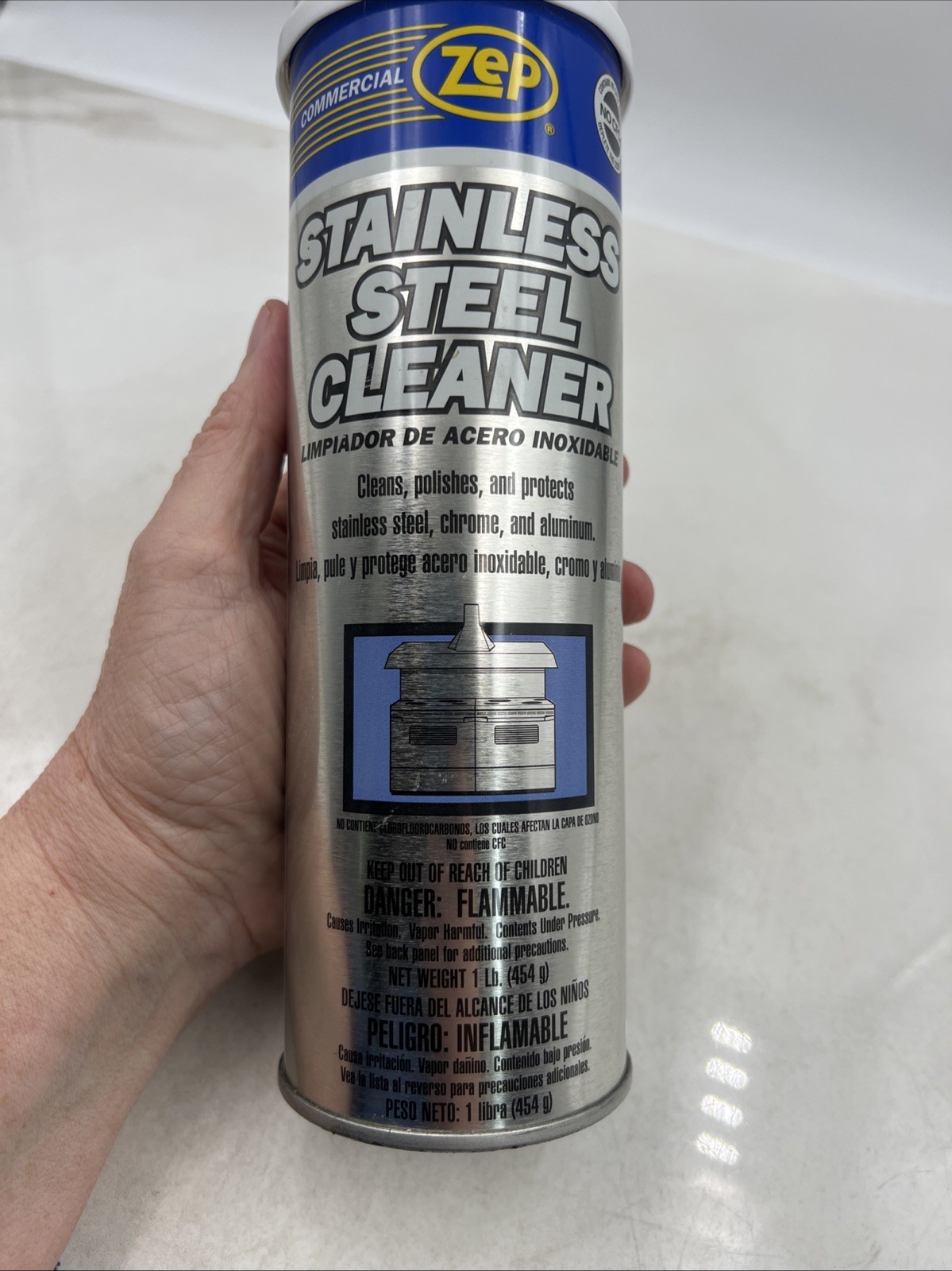 Zep Commercial Stainless Steel Cleaner 1 Litre Spray