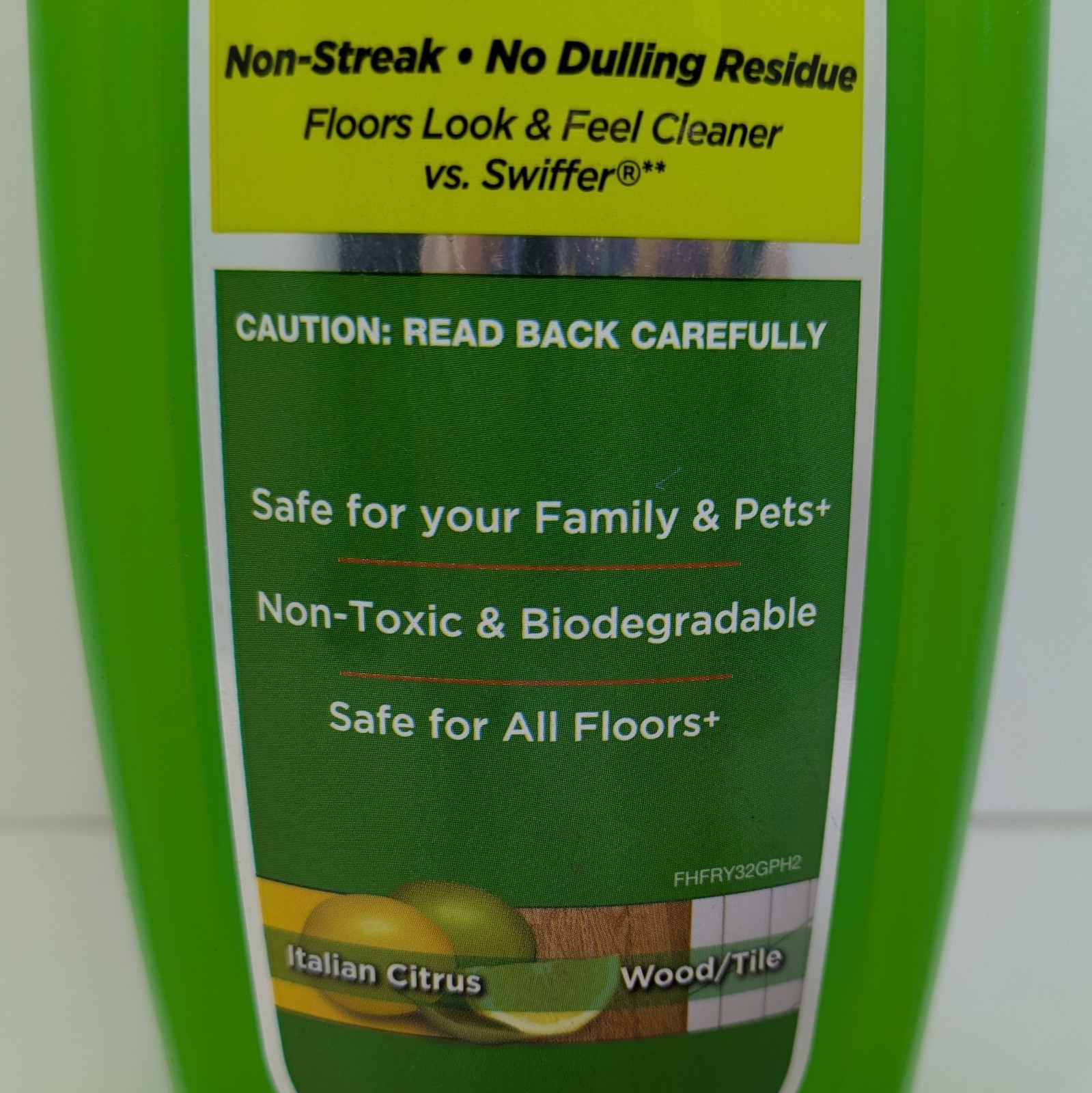 Shark Sonic Duo Wood Hard Floor Tile Cleaner Italian Citrus 32oz Non-Toxic NEW
