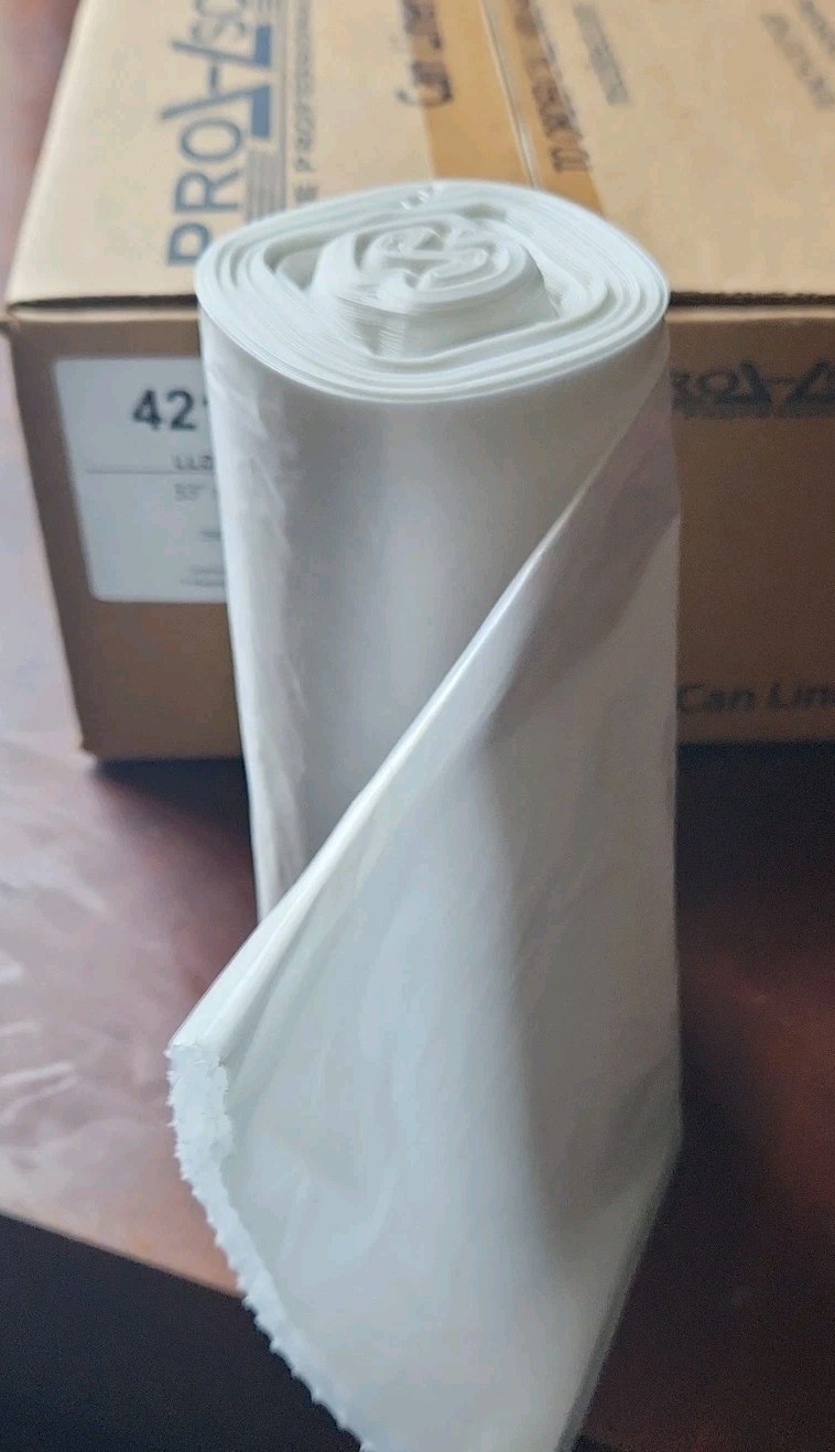 Pro Source 33″ x 39″ 1.1 mil 33 gal Can Liners – Clear (250/Case 10/25’s)