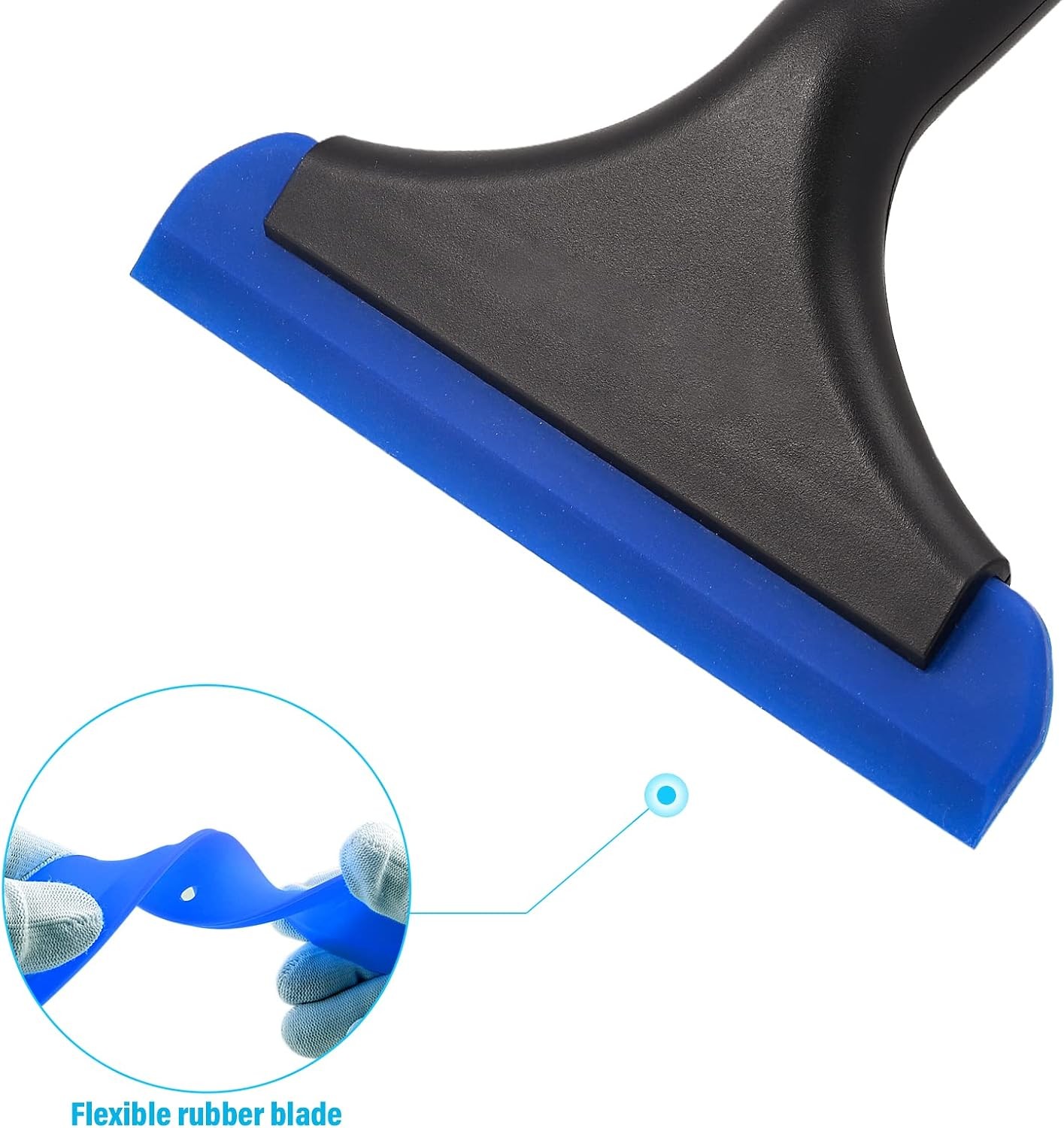Small Silicone Squeegee Window Shower Squeegee Tool,Auto Water Blade for Car