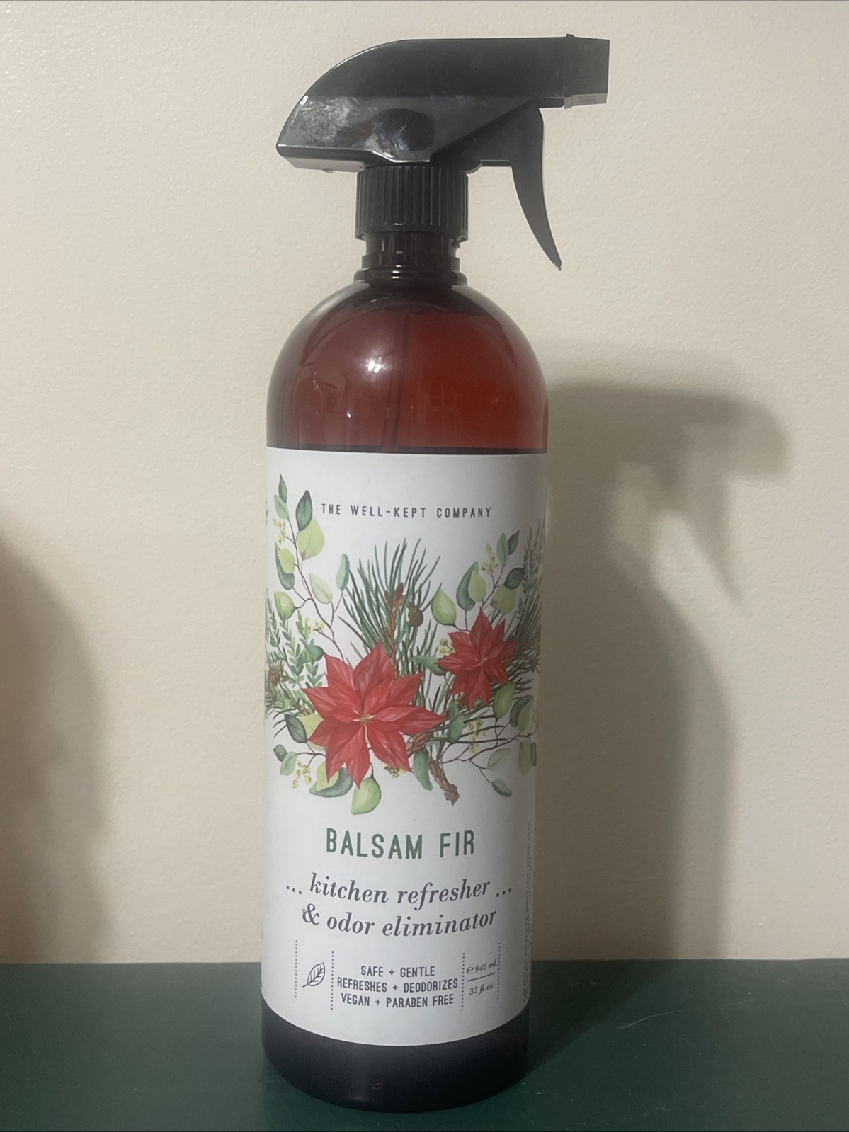 Home & Body Co BALSAM FIR Kitchen Refresher Clean Odor Eliminator 32oz Well-Kept