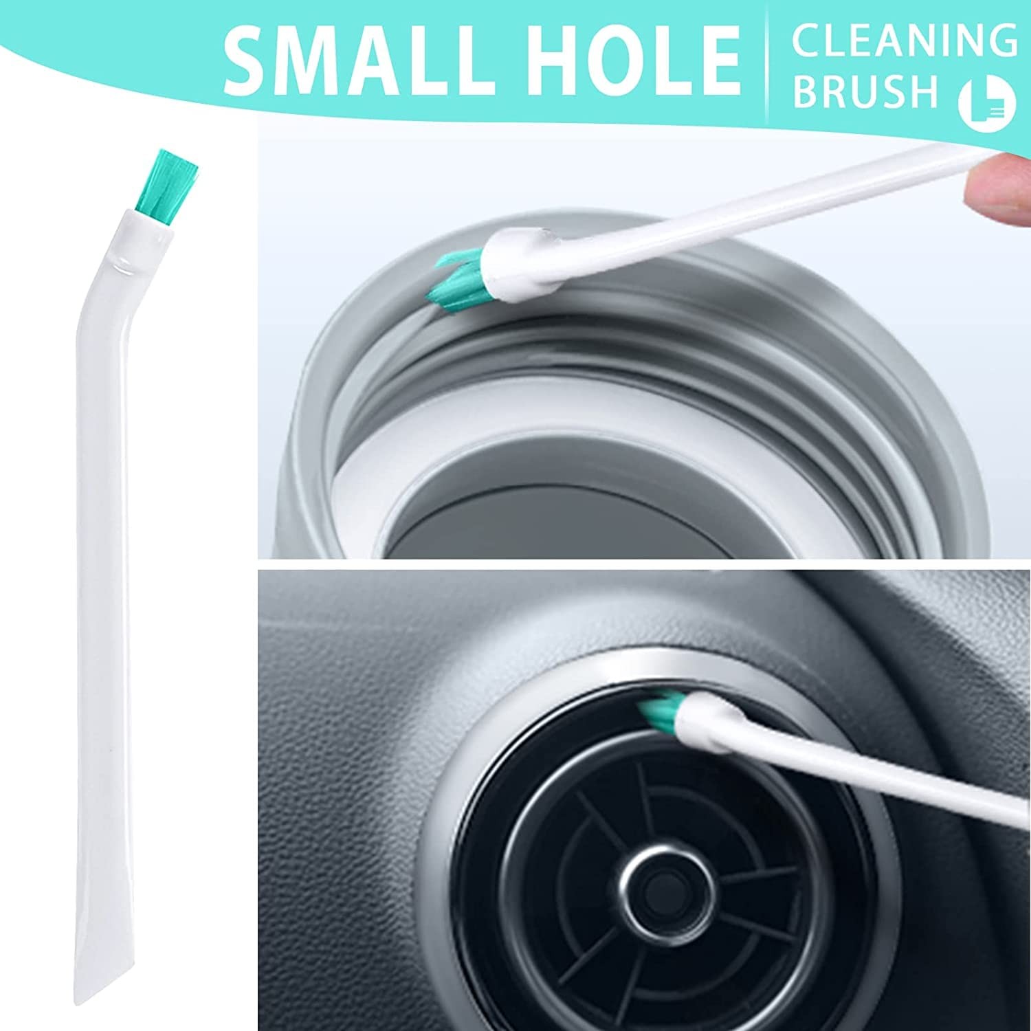 Small Cleaning Brushes Set, 4 pcs Crevice Household Cleaning Tool for Window …