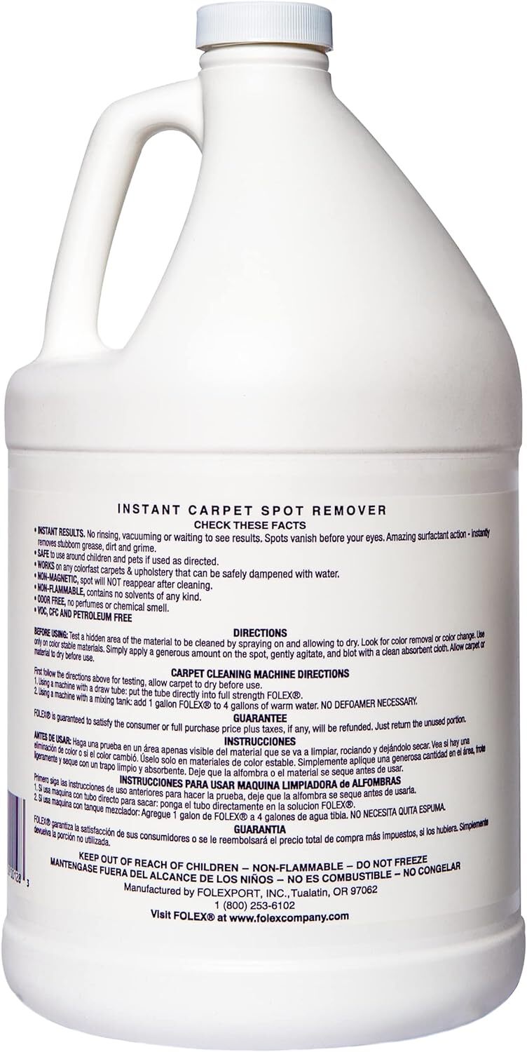 Quitamanchas Instantaneo Para Alfombras, 128 Oz