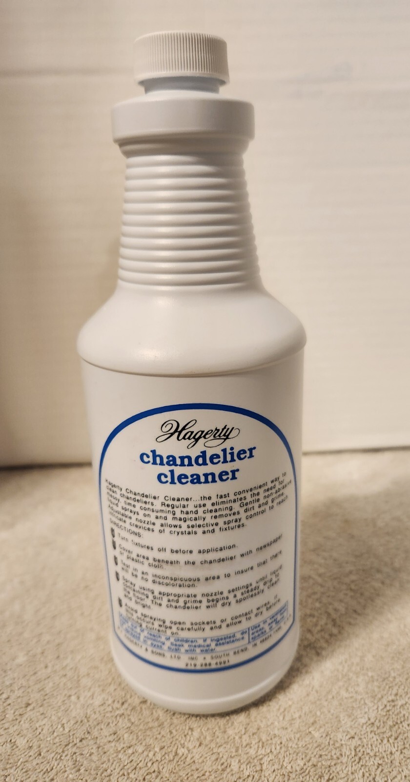 Hagerty Chandelier Cleaner 32 oz Refill No Wipe / Rinse USA Made