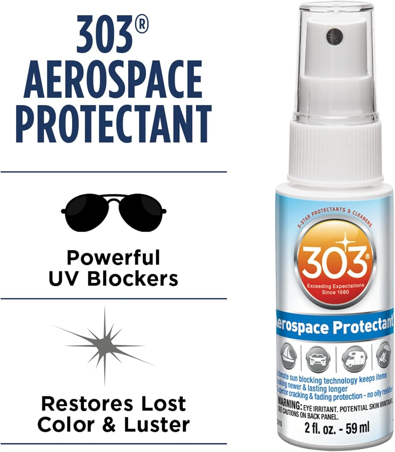 Versatile 303 Aerospace Protectant – Matte Finish, 2 Oz for Long-Lasting Care