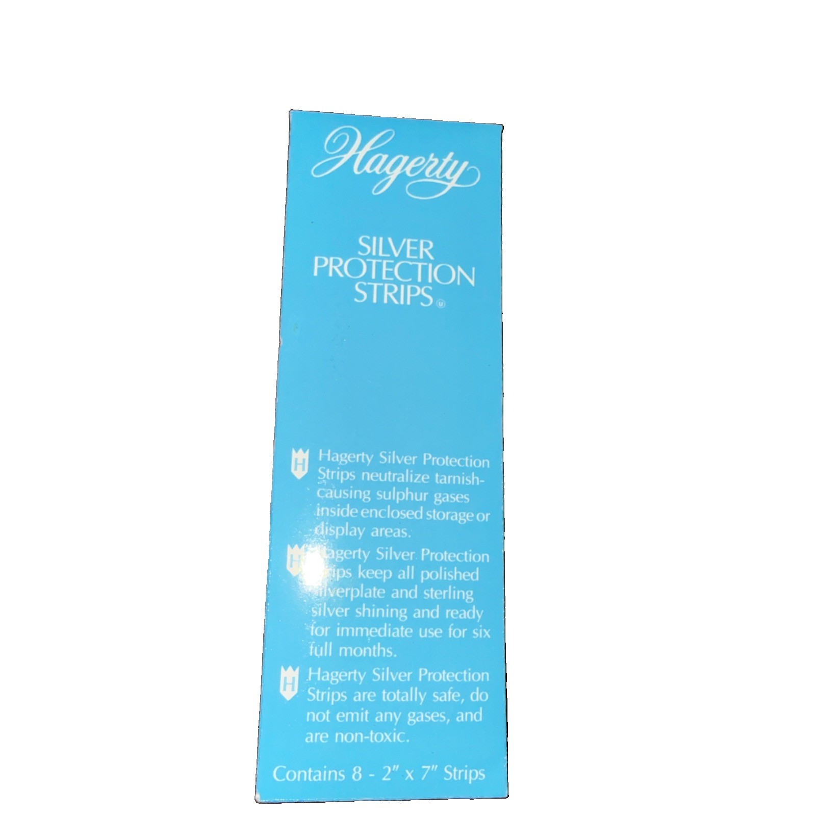 Hagerty No Scent Silver Neutralizes Tarnish Non-Toxic Protection Strip 2 x 7 in.