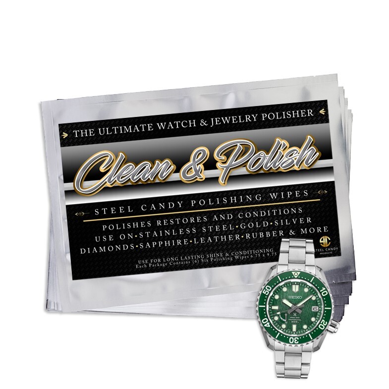 Jewelry Polishing Wipes by Steel Candy Polishes Watches Gold Silver Diamonds