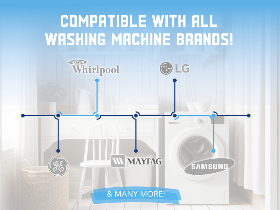 Deep Cleaning Washing Machine Tablets – HE Front Loader & Top Load Washer