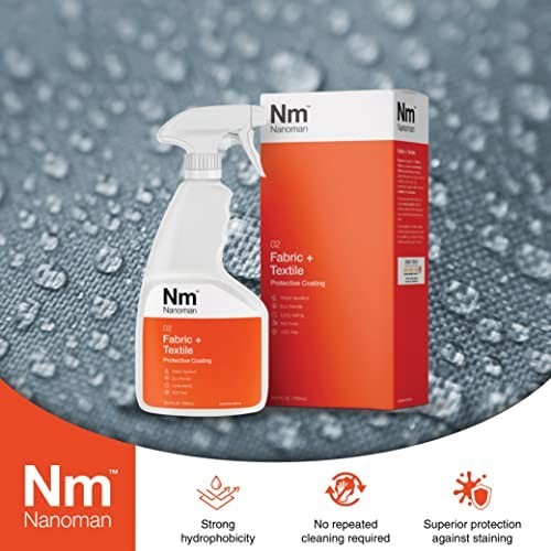 Fabric & Textile Protector Spray – Invisible, Waterproof, Stain-Resistant, Eco-F