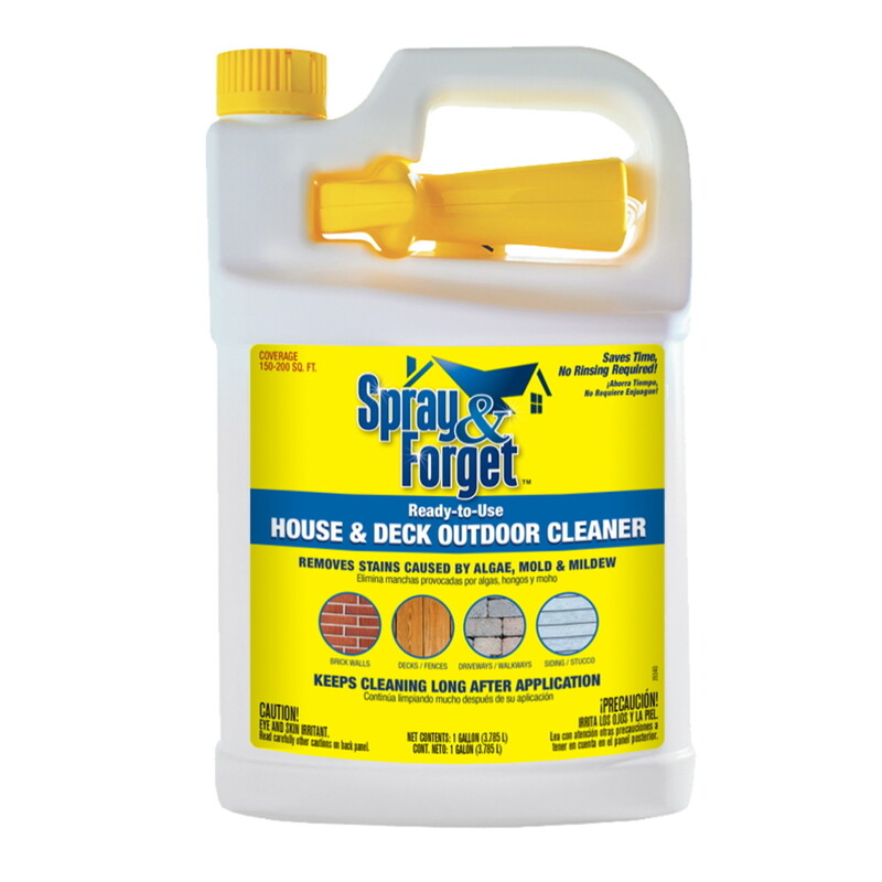 Spray & Forget SFDRTUG04 House and Deck Cleaner Nested Spray Trigger 1 gal.