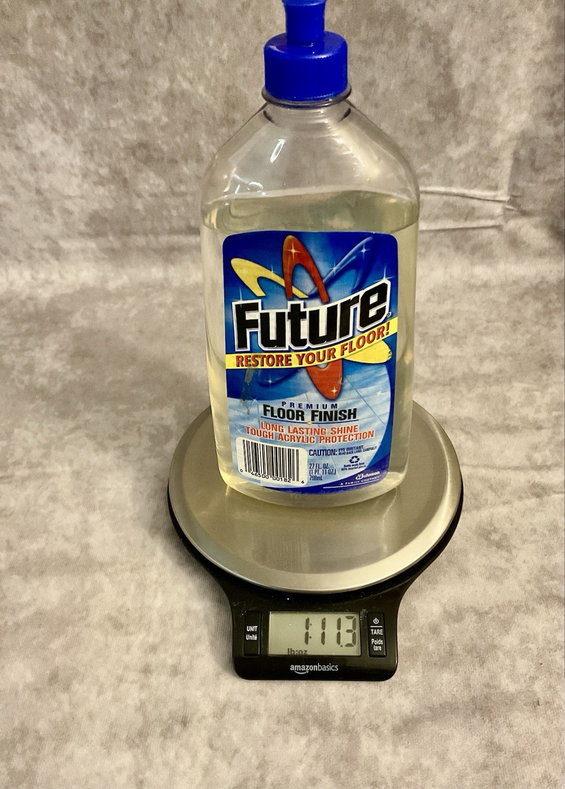 FUTURE PREMIUM FLOOR POLISH 27 FL OZ SC JOHNSON DISCONTINUED 2000 OLD STOCK