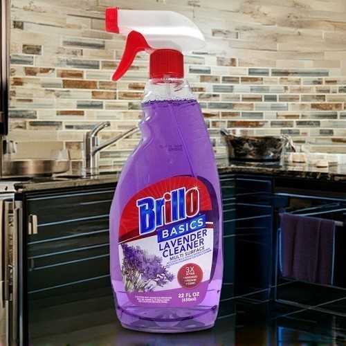 Brillo Basics Lavender Multi-Surface Cleaner – 2-Pack + 6 Broyhill Dish Cloths