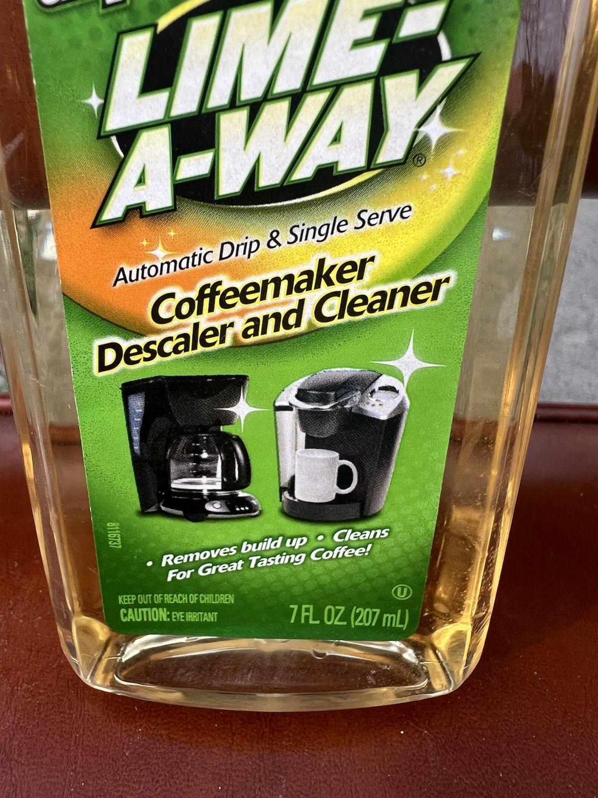 DIP-IT Lime-A-Way Coffeemaker Descaler & Cleaner 7 oz Liquid Bottle SEALED NEW