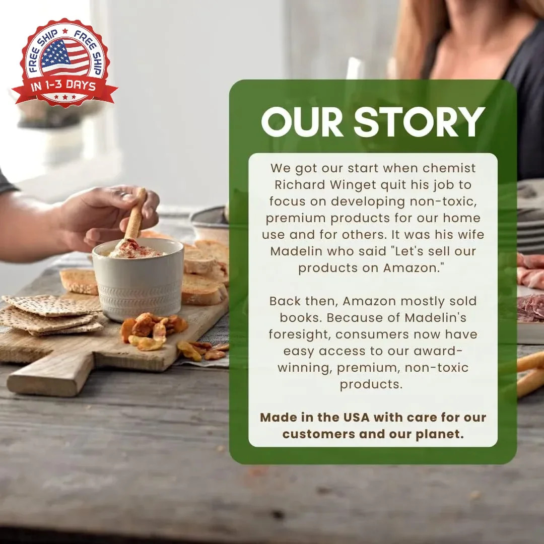 Wood Master’s Secret Non-Toxic, Food Safe Cutting Board Oil, Conditioner & Seale