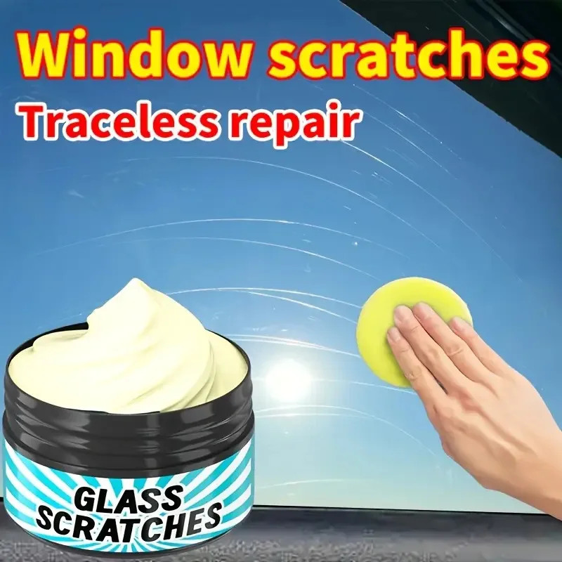 Glass Scratch Repair Paste – Universal for Repairing Scratches on Car Windows, B