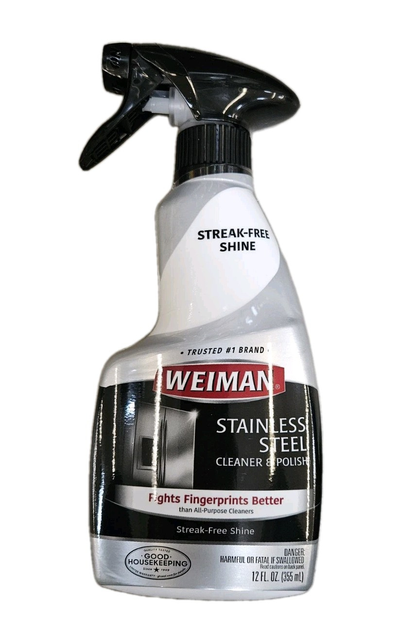 Weiman Stainless Steel Cleaner & Polish Spray – 12 oz.