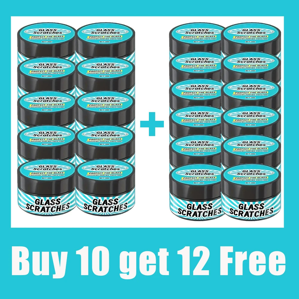 Glass Scratch Repair Paste – Universal for Repairing Scratches on Car Windows, B