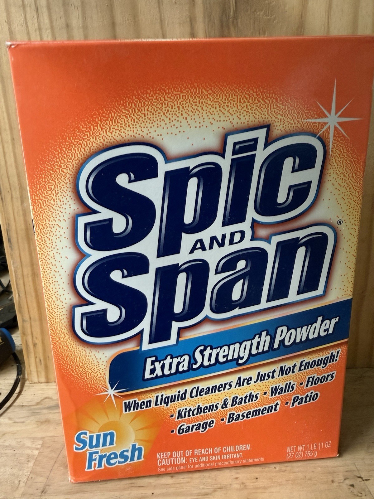 Spic and Span Extra Strength Powder SUN FRESH – 27 oz – NEW