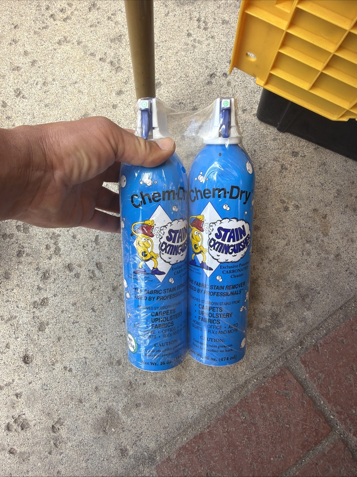 Lot of 2 Chem-Dry Stain Extinguisher Carpet Stain Remover/Cleaner (New) 16oz