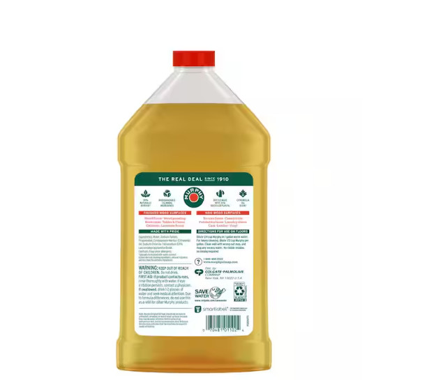 Murphy Oil Soap Concentrated Hardwood Floor Cleaner Citronella Scent 32 oz