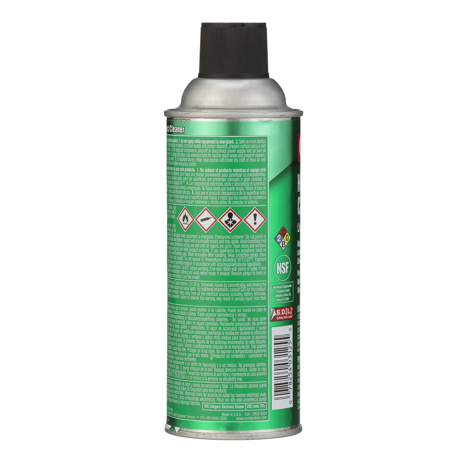 CRC HF Contact Cleaner 03125 – 11 WT OZ Clear Electronics Cleaner Suitable Fo…