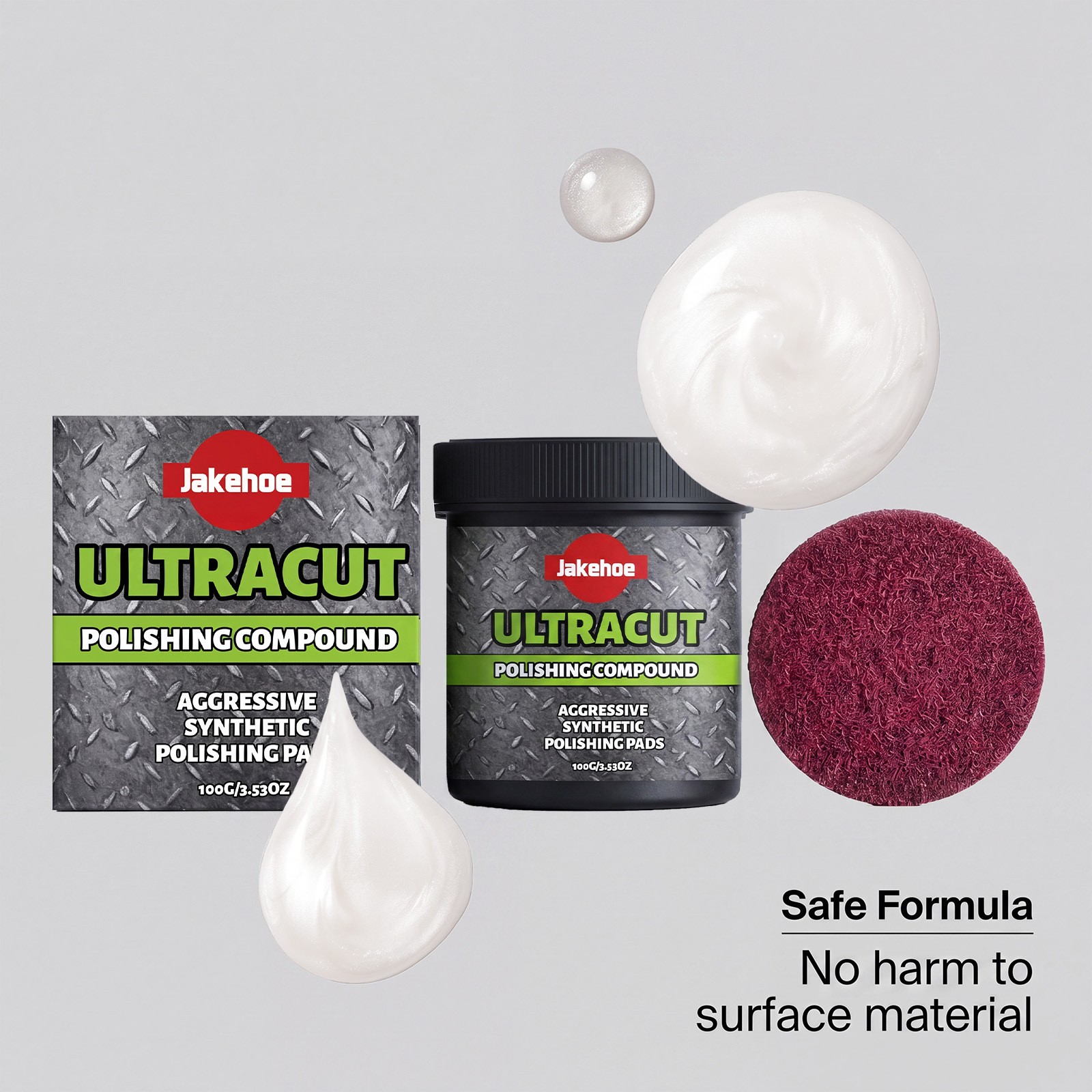 1-3PACK Ultracut Polishing Compound, Surface Restoration Polish With Pad ~20%OFF