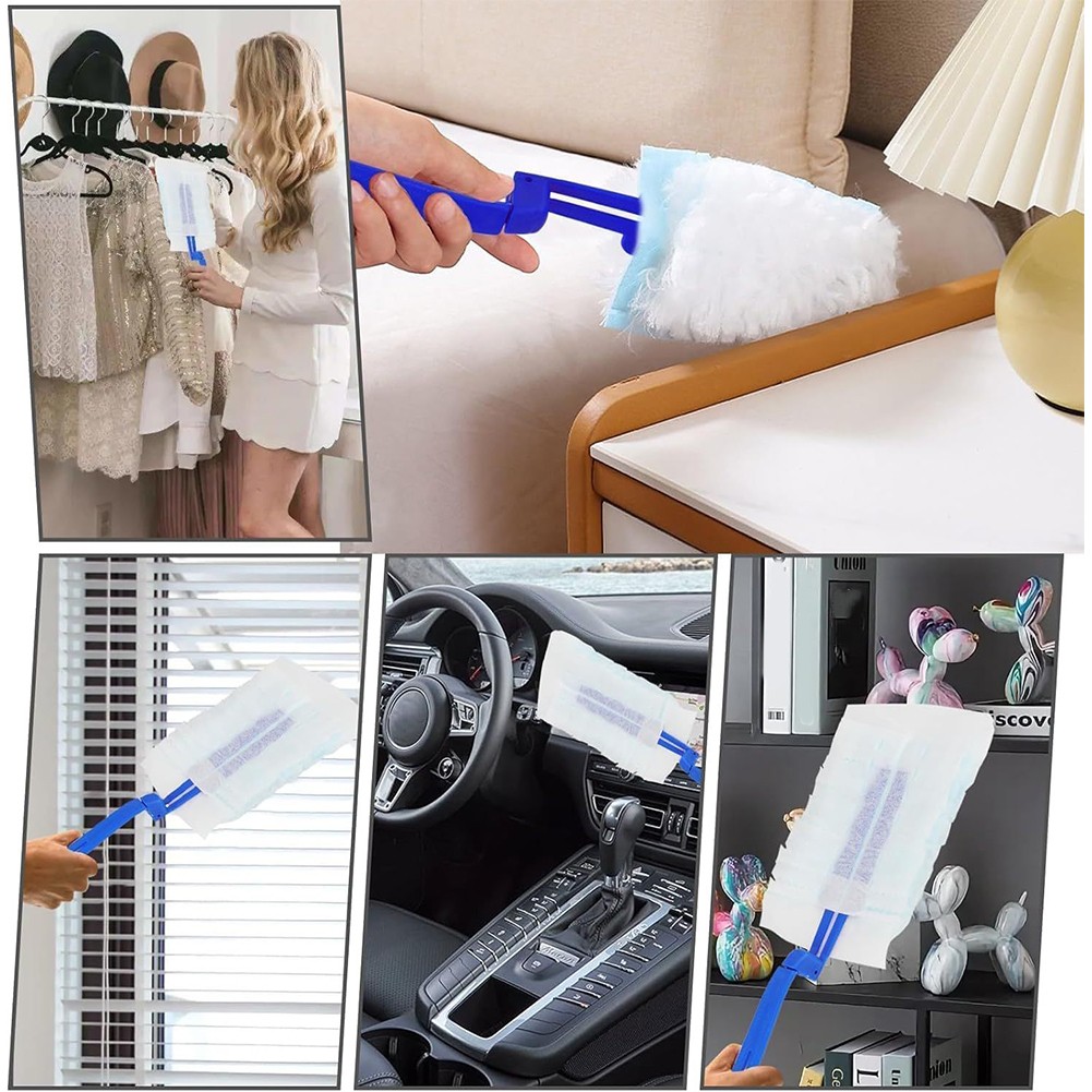 40pcs Electrostatic Heavy Duty Duster Refills Disposable Dusters for Cleaning