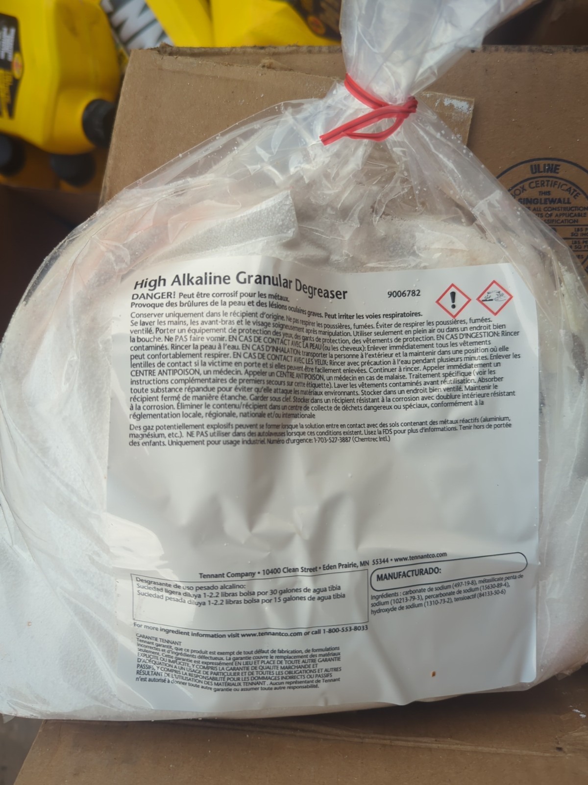 Tennant 9006782 High Alkaline Granular Degreaser 2.2 Lb