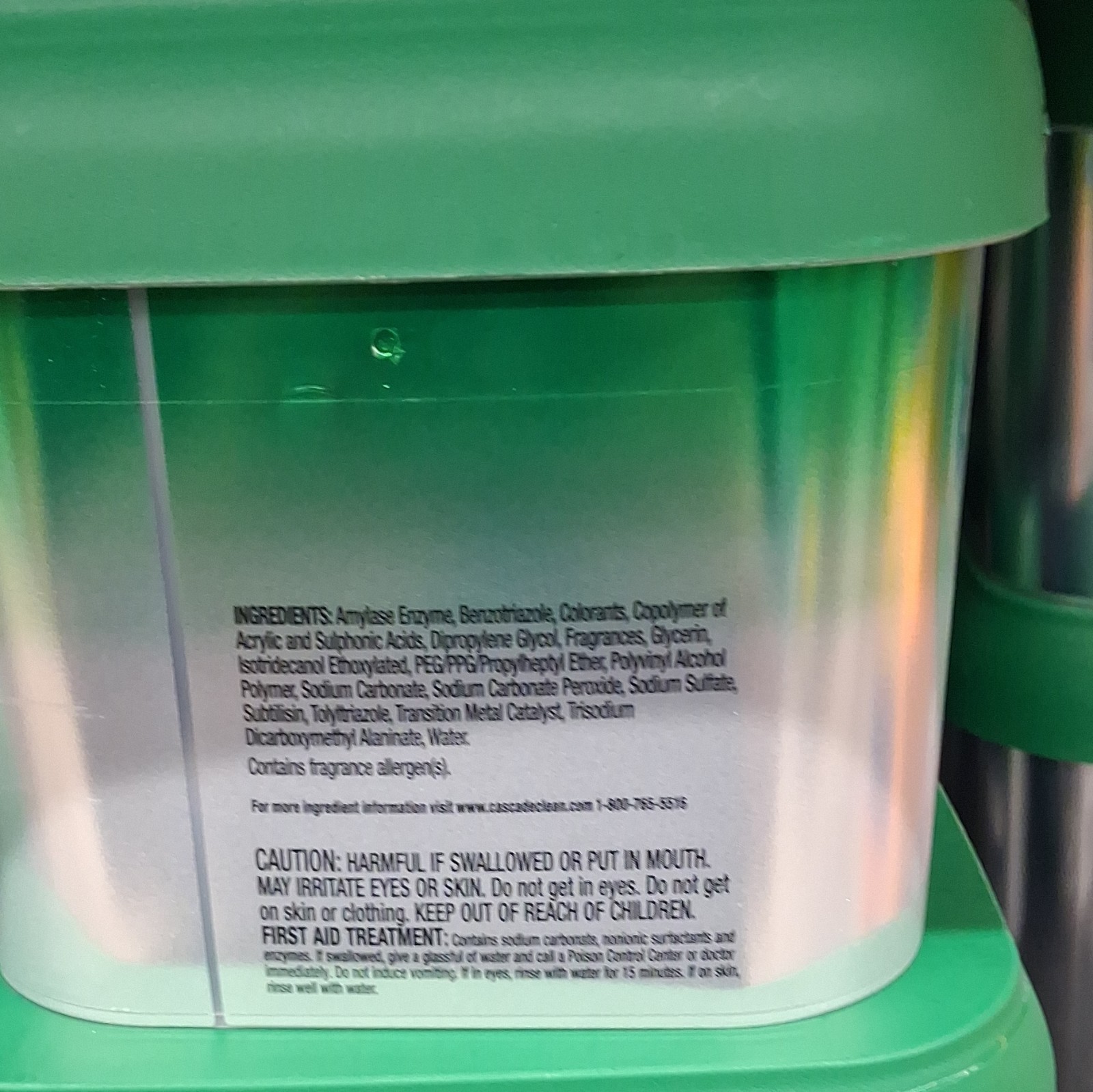 Cascade Platinum ActionPacs Dishwasher Detergent Fresh Scent 40 Ct No Phos