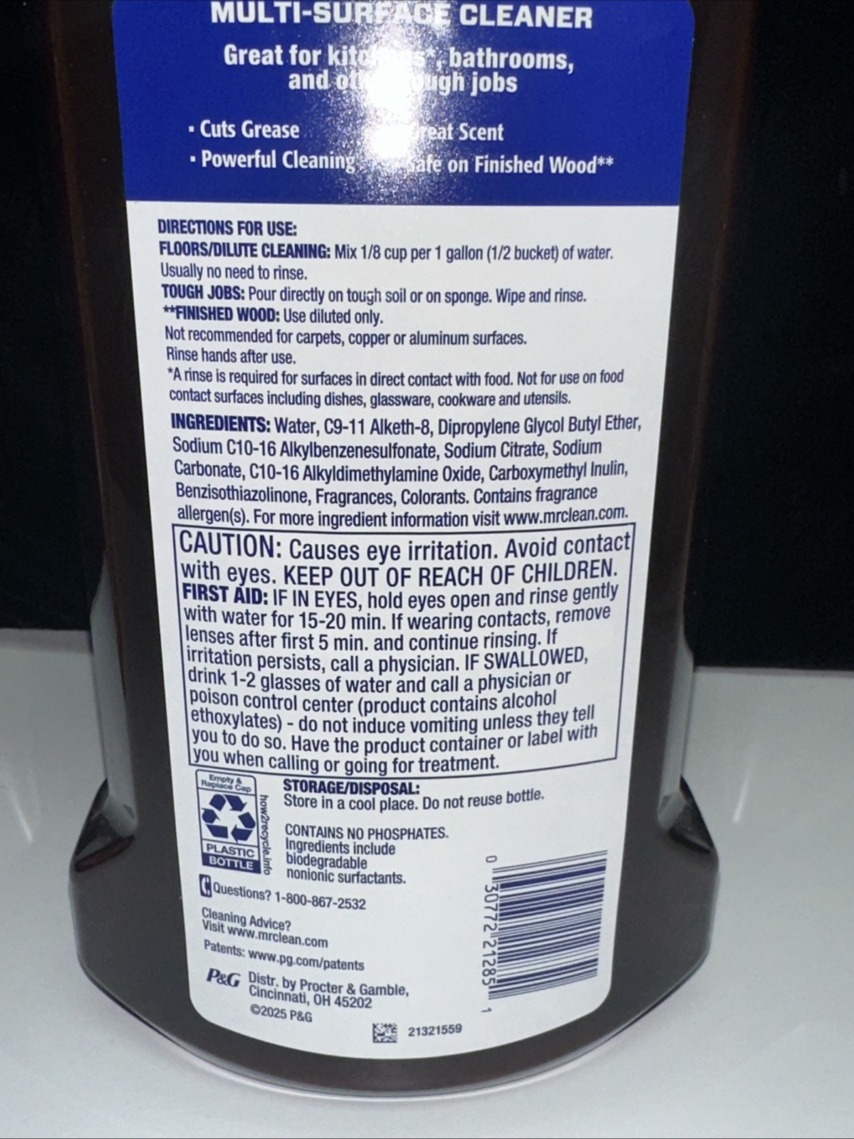 LOT OF 4–Mr. Clean SPICED HARVEST–All Purpose Cleaner, Cleaning Liquid- 41oz