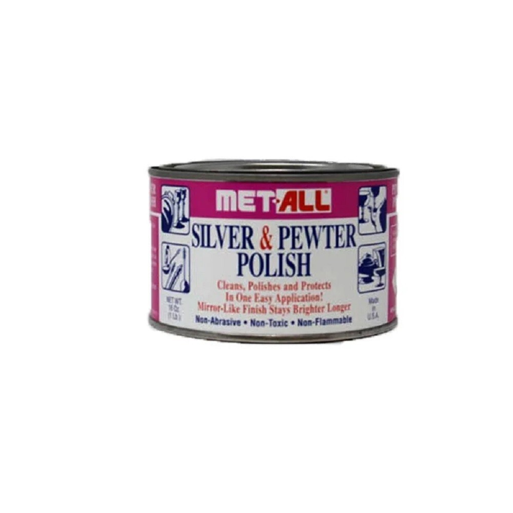 Met-All Silver & Pewter Polish 16 oz Can
