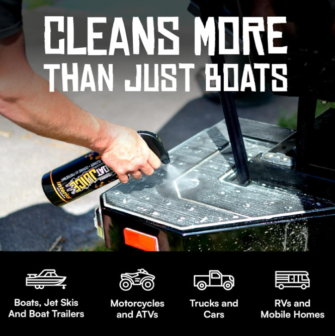 Boat Juice 2in1 Interior Boat Cleaner & Protectant Spray | Vinyl Boat Seat