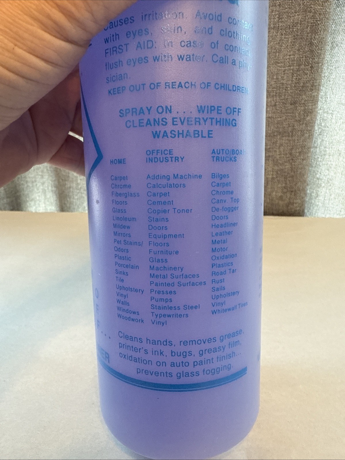 Kustom Kleen Fully Concentrated Cleaner 1 Quart Bottle Spray On Wipe Off Custom