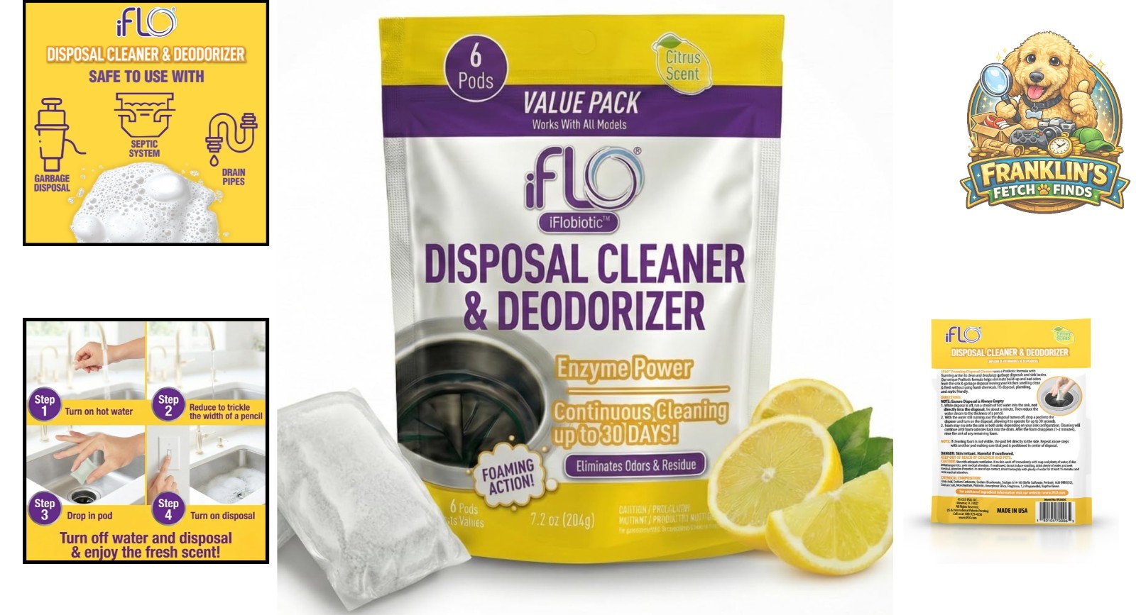 Biotic Foaming Garbage Disposal Cleaner Pods — Freshness & Power in 6 Easy Steps