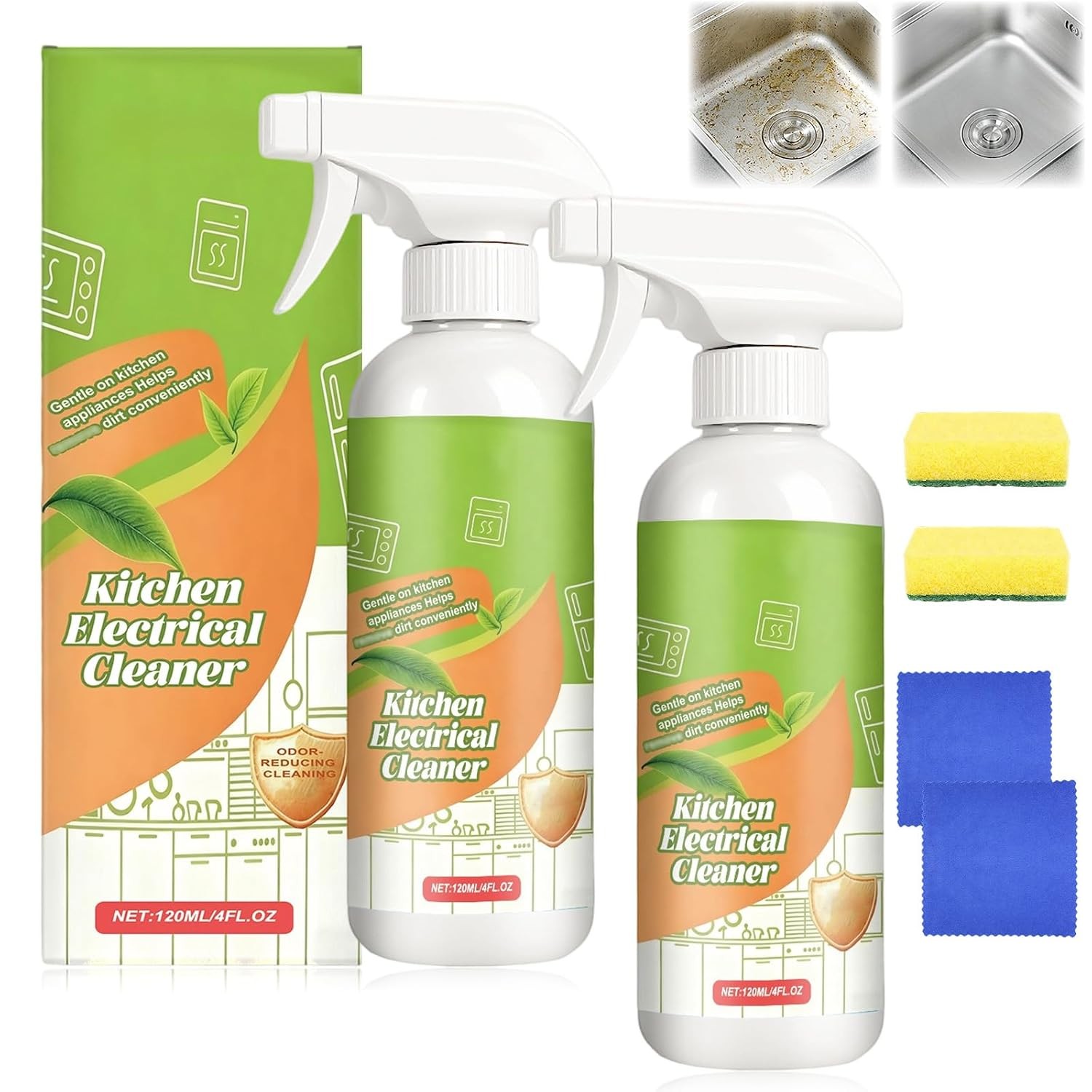 Electrolyzed Ion Kitchen Cleaner Spray Natural Fly Repellent Spray Ionized