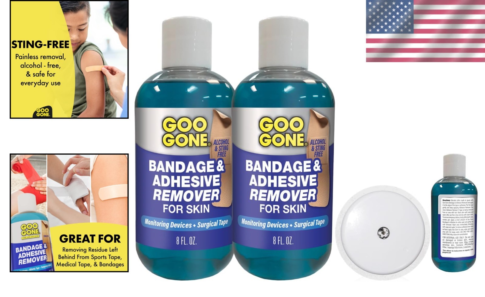 Safe & Gentle Skin Adhesive Remover 8oz