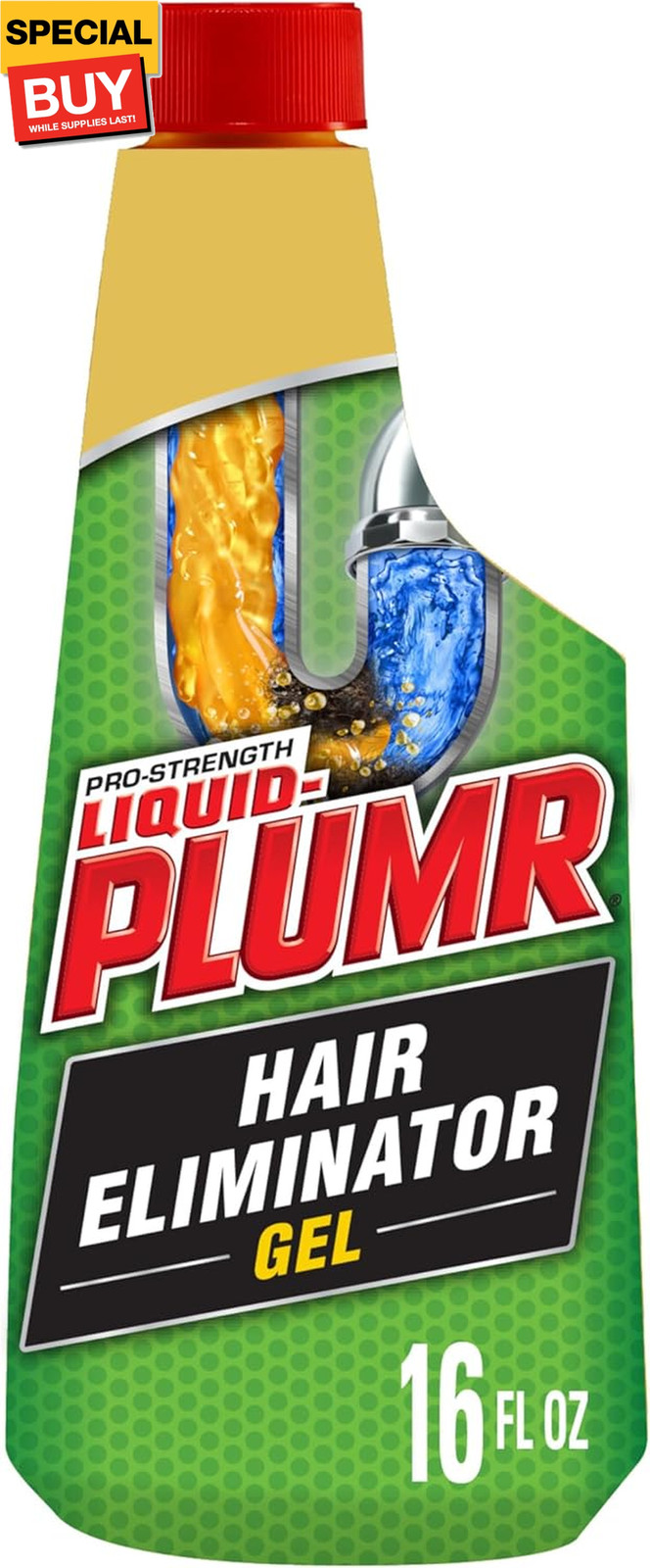 Pro-Strength Hair Eliminator Gel Clog Remover, Hair Clog Remover and Drain Opene
