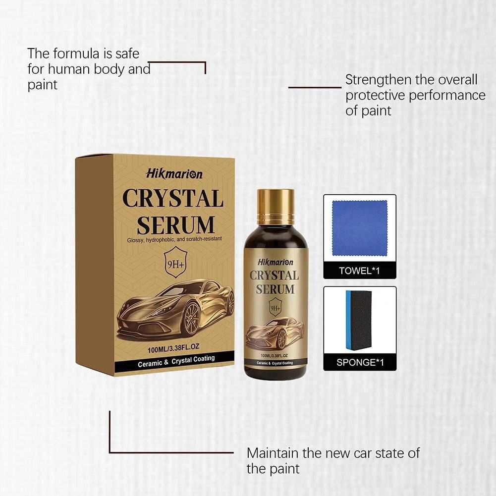 100ML Crystal Serum–Advanced Graphene Ceramic Coating forCars,9H GrapheneCoating