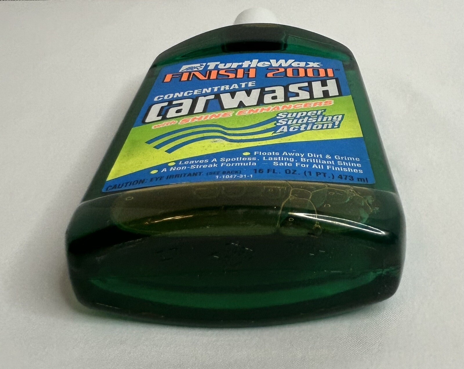 Vintage (1997) Turtle Wax 2001 Concentrate Car Wash with Shine Enhancers 16 Oz