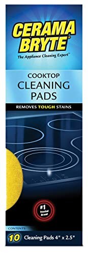 Cerama Bryte Cooktop Cleaning Pads, 10-Count 2 Pack