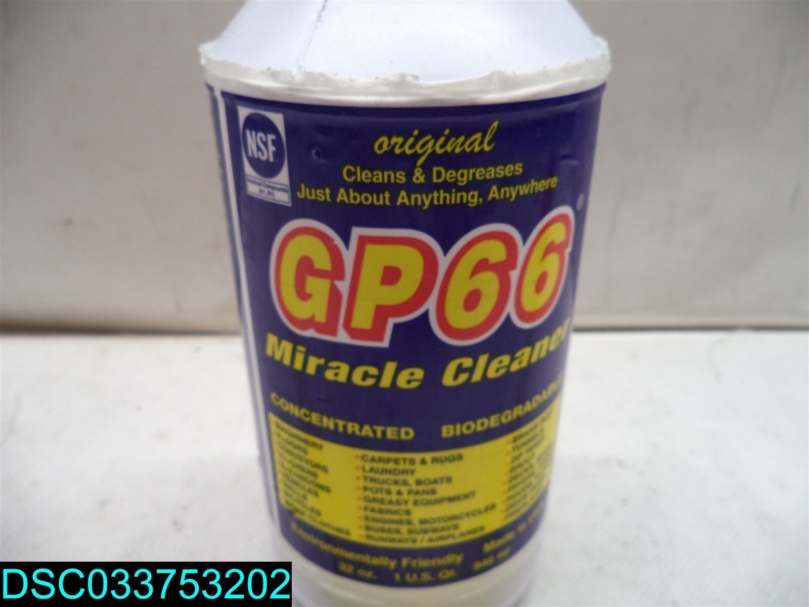 QTY=64 OZ(32 OZ X2): Gp66 Miracle Cleaner Concentrated Cleans & Degreases