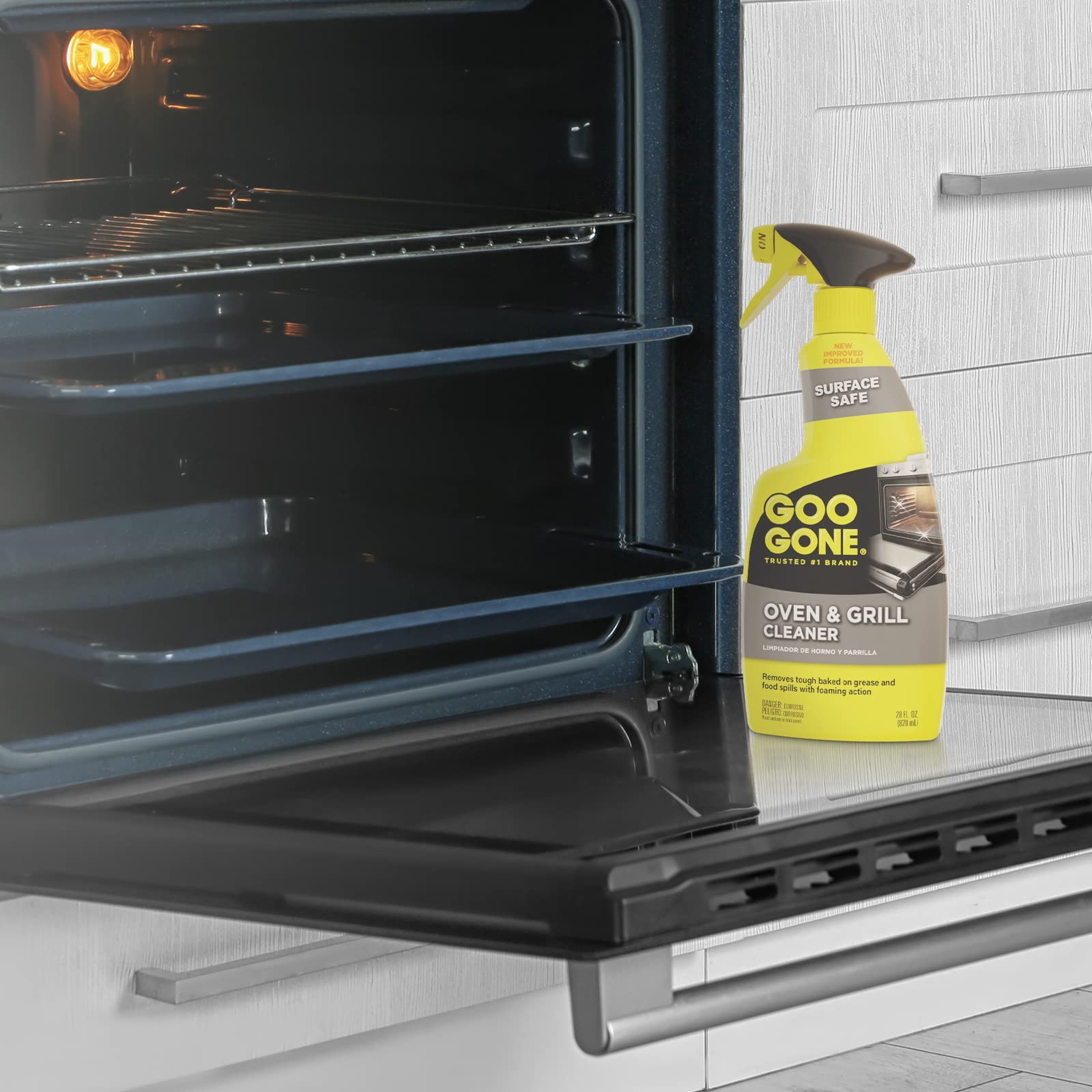 Goo Gone Oven and Grill Cleaner – 28 Ounce – Removes Tough Baked On Grease an…