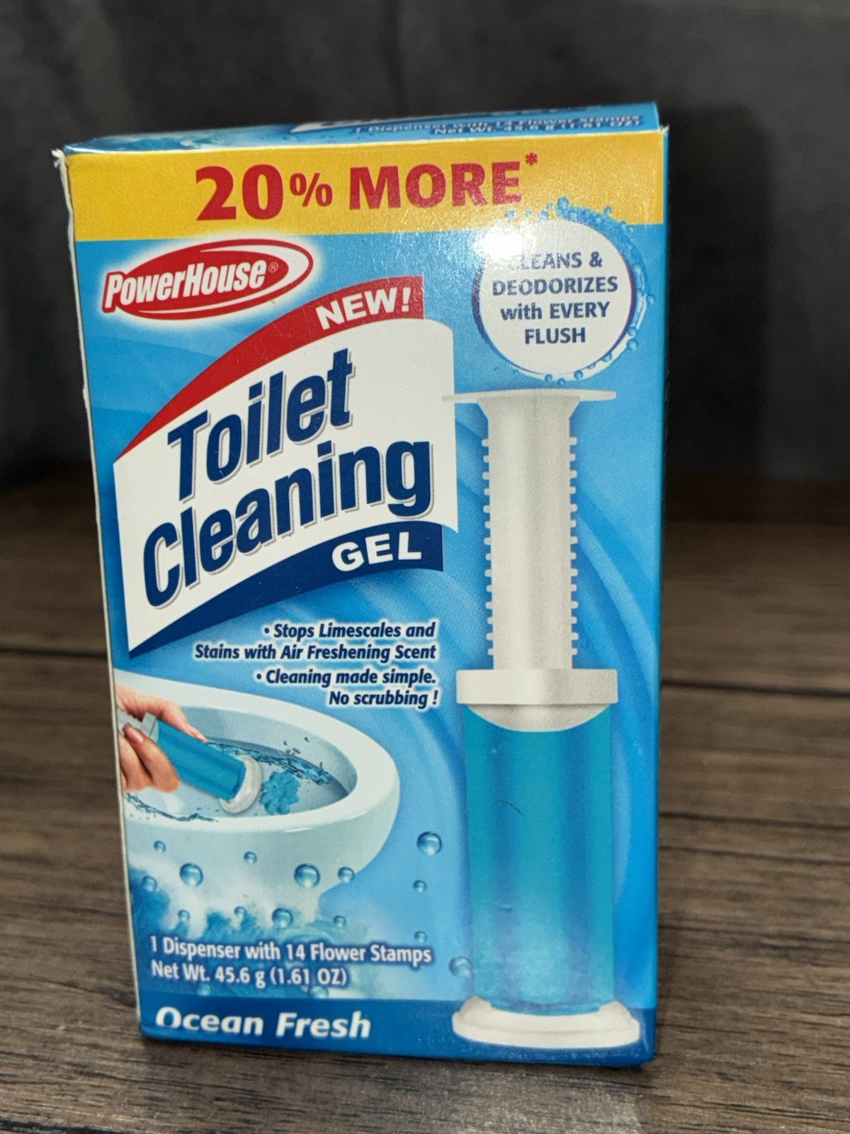 Delta Brands Inc. Ocean Fresh Toilet Cleaning Gel 14 Flower Stamps